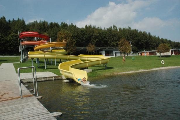 Rutsche am Badesee Burg